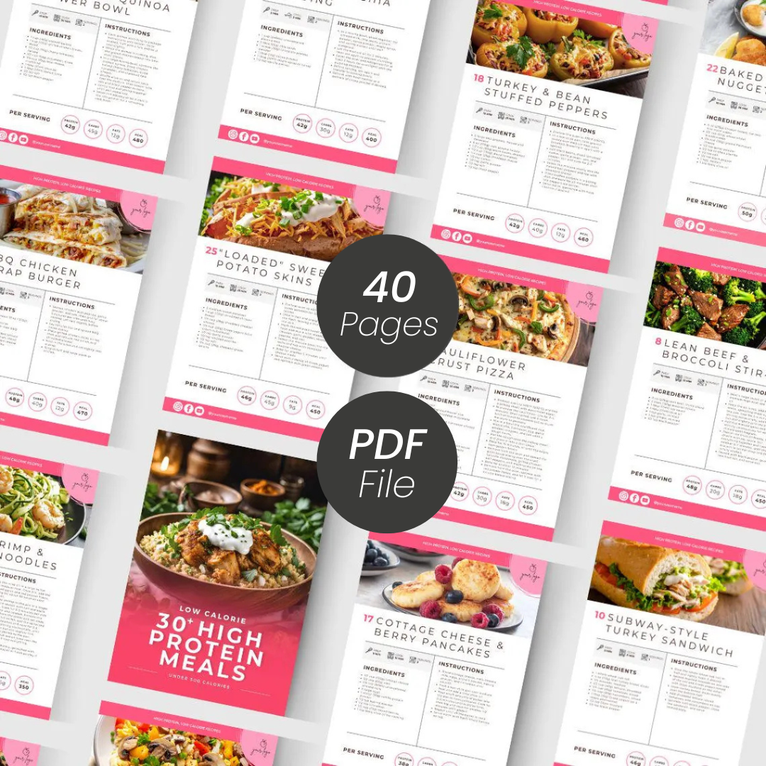 High Protein Low Calorie Recipes