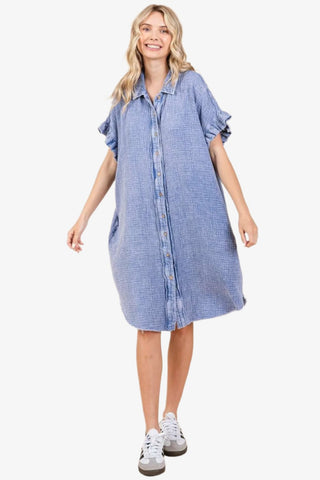 Mini Shirt Dress