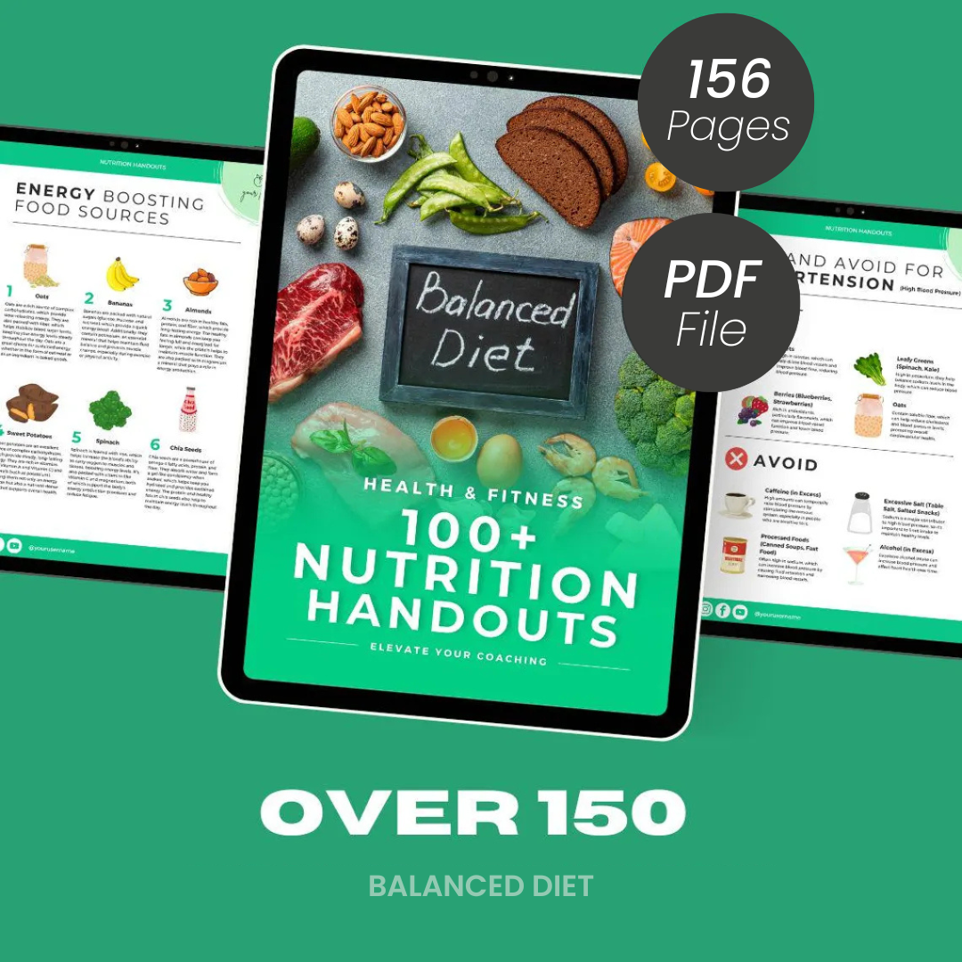 150+ Nutrition Handouts