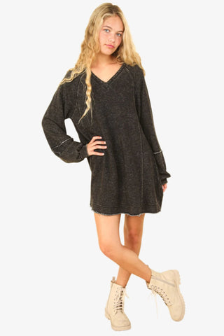 Oversized Mini Dress