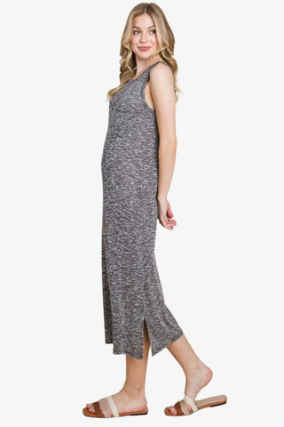 Round Neck Midi Tank Dress