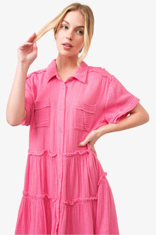 Full Size Shirt Dress