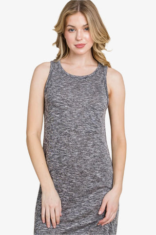 Round Neck Midi Tank Dress