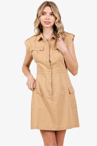 Cargo Mini Dress