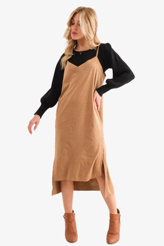 Khaki Cami Dress