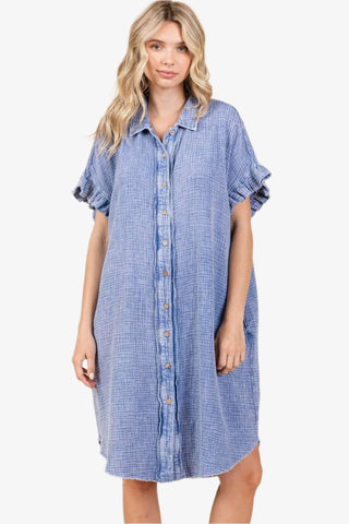 Mini Shirt Dress