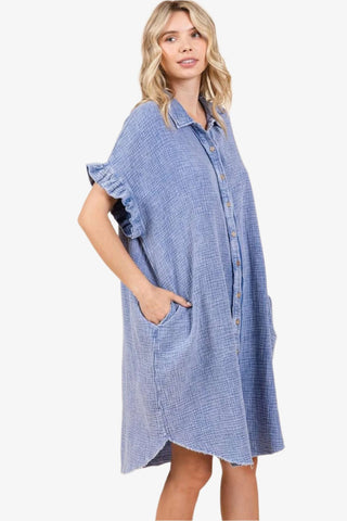 Mini Shirt Dress